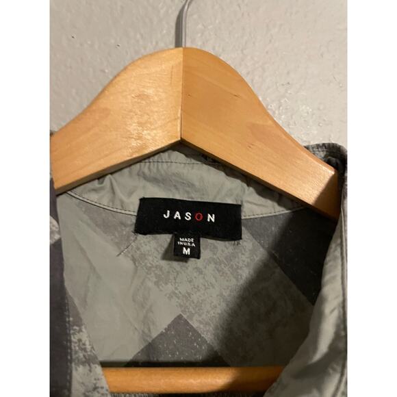 Comfy USA Womens Tunic Size Medium Gray Softshell Abstract Relaxed Lagenlook - Picture 2 of 9